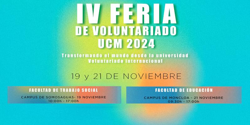 IV Feria de Voluntariado UCM. Enlace a Tribuna Complutense